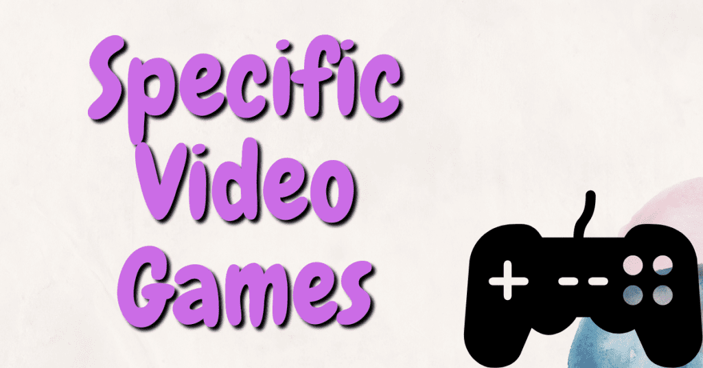 Specific Video Games as Video Game Blog Niches