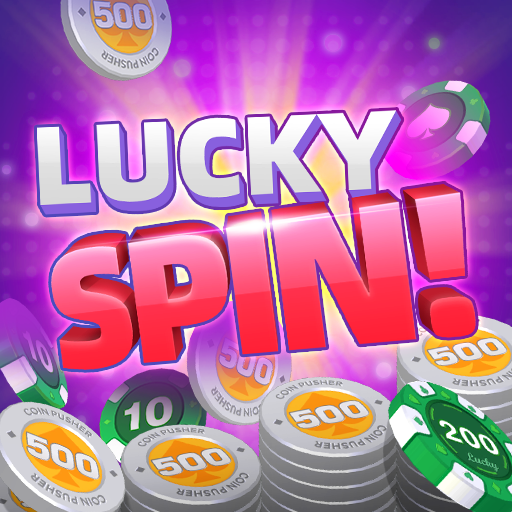 Advertisement for Lucky Chip Spin from  the app page on Google Play.
